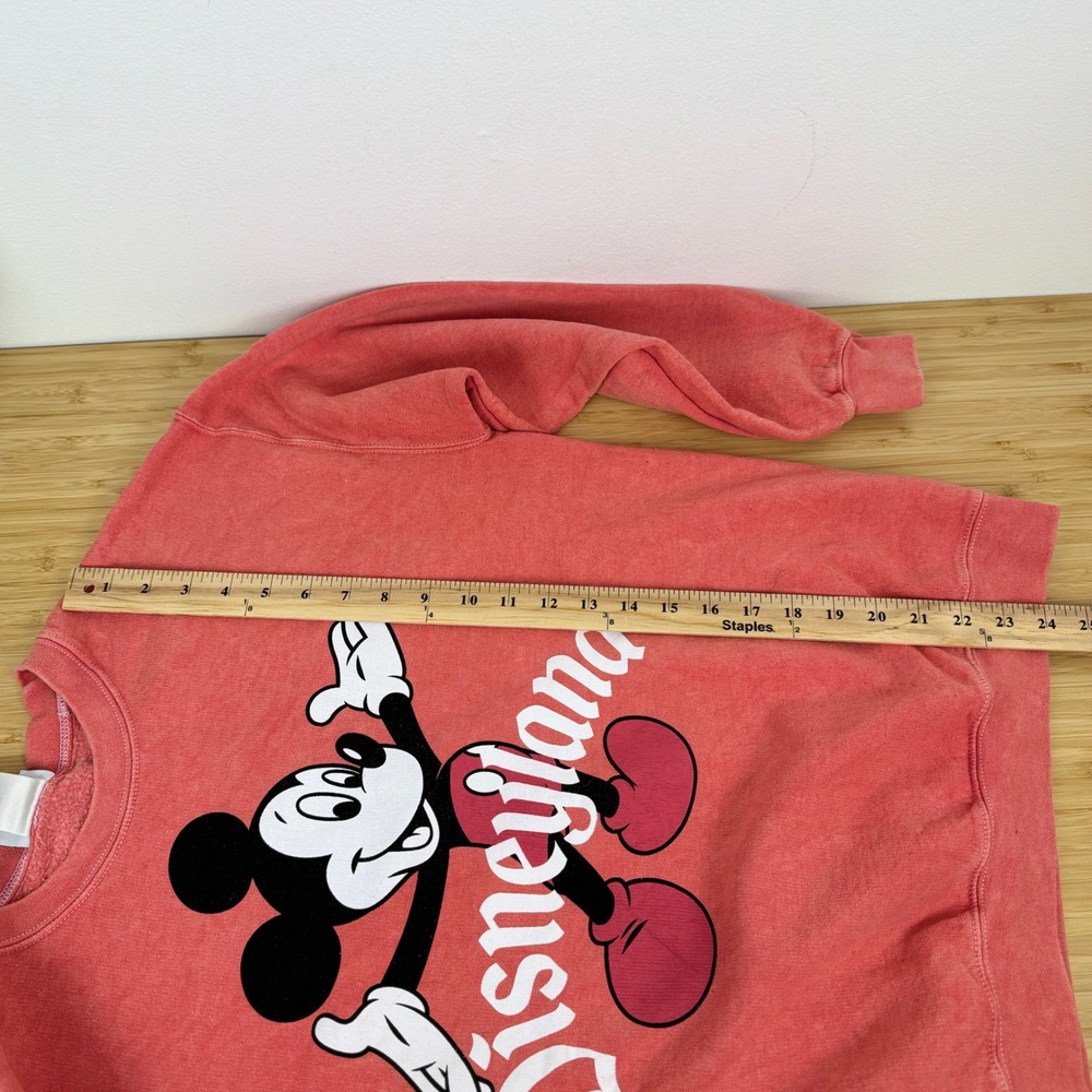 Disney Red Mickey Mouse Disneyland Pullover Sweatshirt - Picture 3 of 13